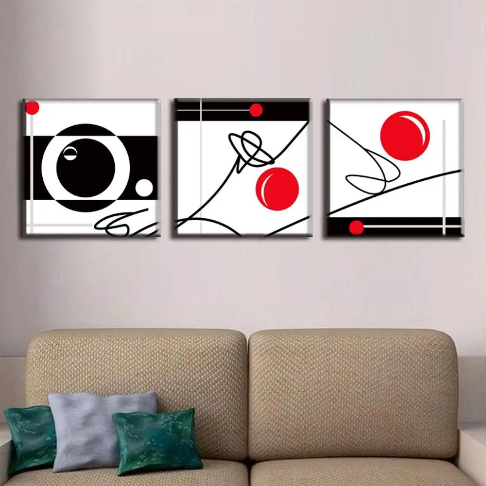 3 шт./компл. художественное полотно современные абстрактные настенные картины
