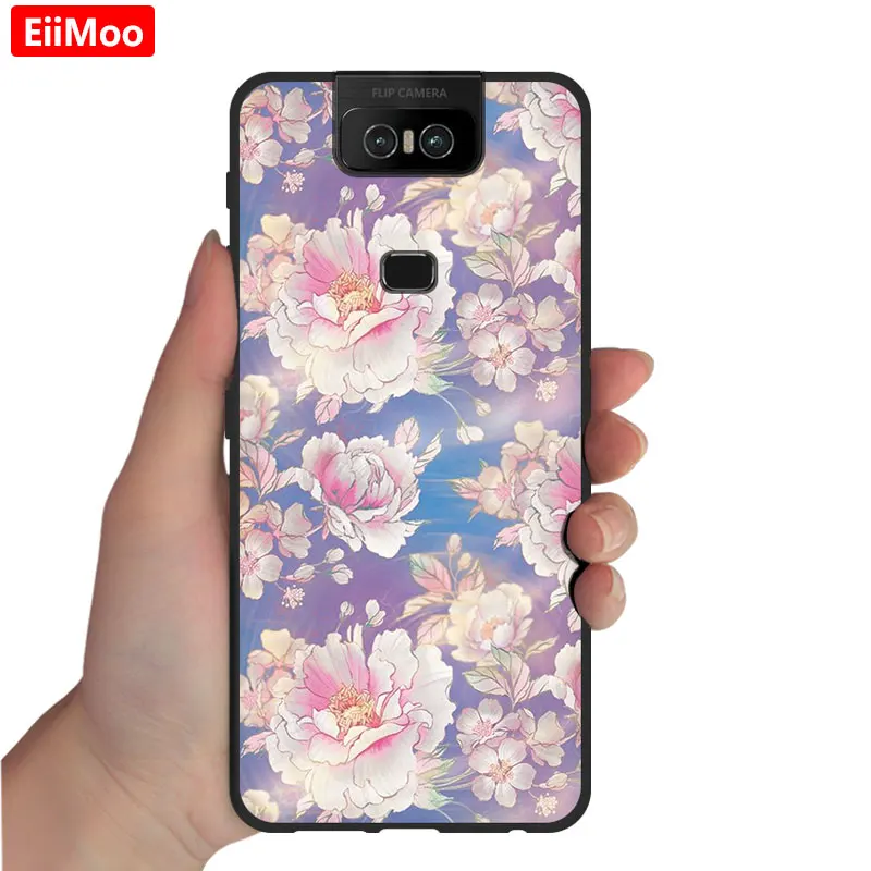EiiMoo мягкий чехол для ASUS Zenfone 6 ZS630KL чехол Funda силиконовый мультяшный задний Чехол для ASUS Zenfone 6 ASUS ZS630KL чехол для телефона - Цвет: 49