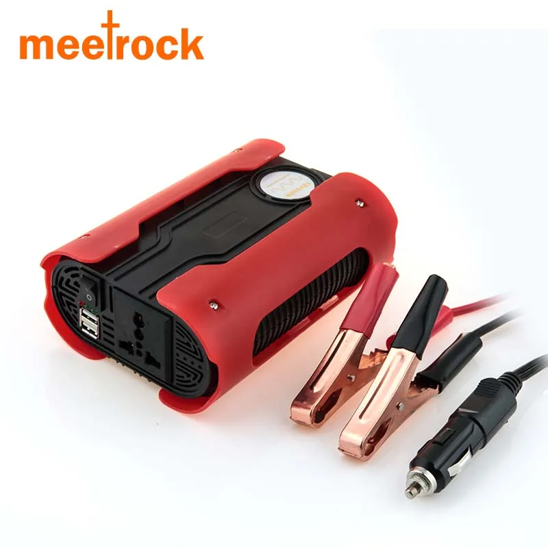 Meetrock Модифицированная синусоида 12 В до 220 В Инвертор автомобильный двойной usb зарядное устройство инвертор 500 Вт Инвертор автомобильный преобразователь напряжения