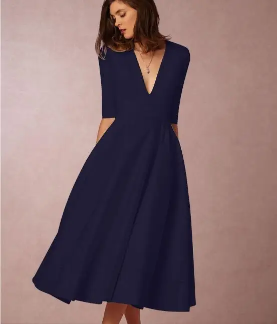 Style 10 TYJTJY винтажное осенне-летнее платье женское повседневное Элегантное Белое Бальное платье женские платья сексуальные длинные вечерние платья с v-образным вырезом размера плюс - Цвет: Style 10