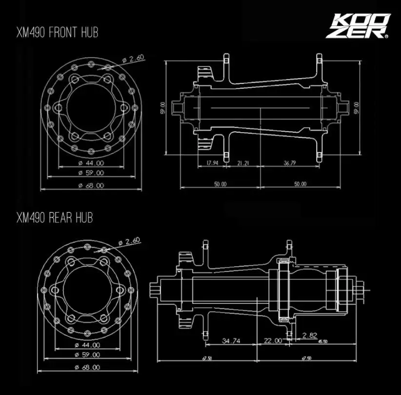 Koozer XM490 72 клики 4 подшипники 6 собачки 32 H Mtb с ЧПУ горный велосипед диск сзади