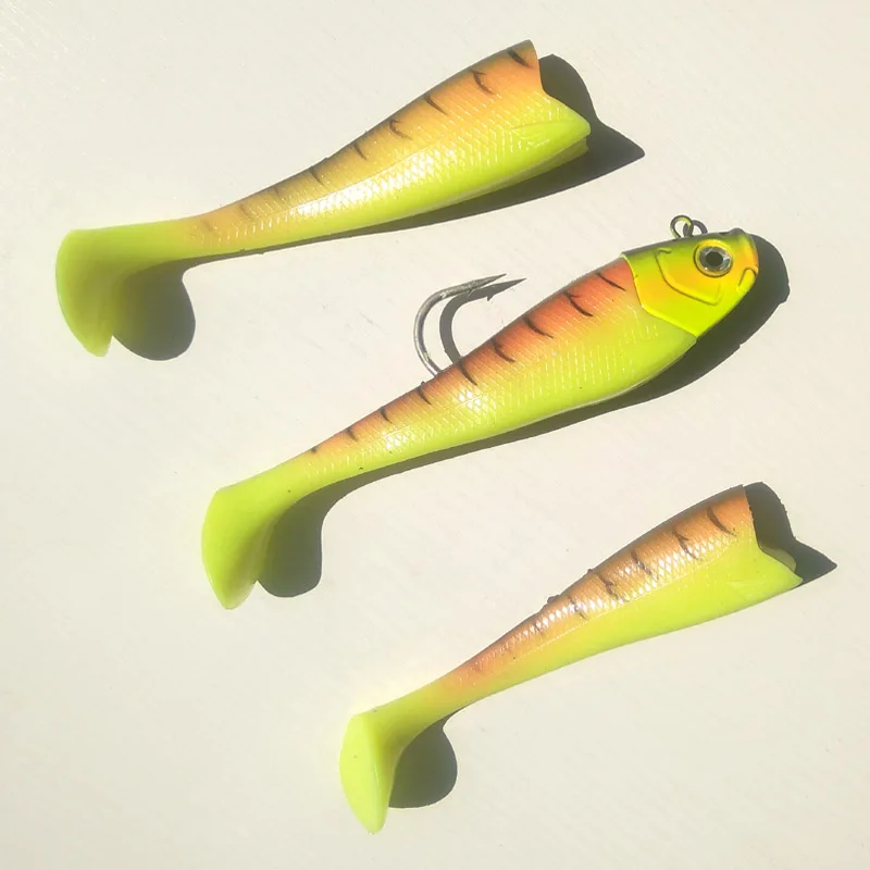 

1pack 18.5cm/330g Heavy game fishing lure jig head soft boby lure jigging lure boat fishing lure