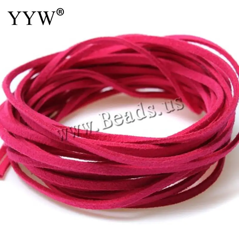 5pcs/lot Leather straps for jewelry shoelaces Suede Flat Cord Lace String Strap Necklace Rope Bead lace DIY bracelet | Украшения и