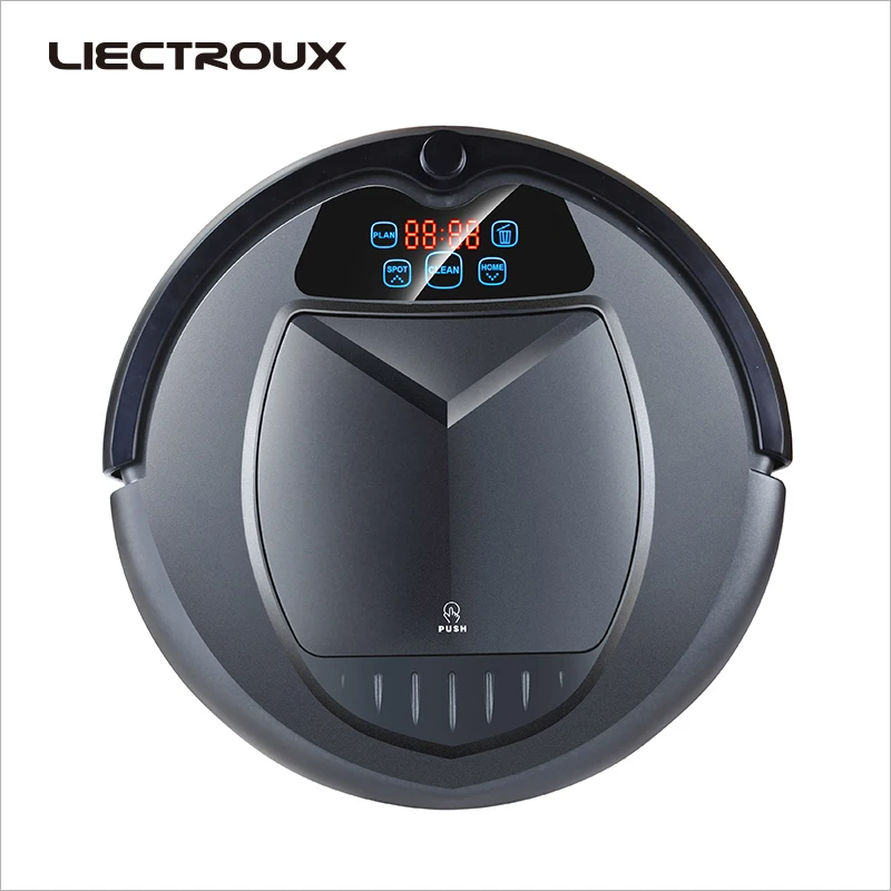LIECTROUX B3000 робот пылесос с танком для воды (влажная и сухая уборка) сенсорный экран