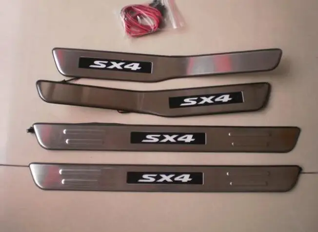 Специальный светодиодный светильник для Suzuki SX4 из нержавеющей стали с педалью для украшения интерьера, декоративные аксессуары