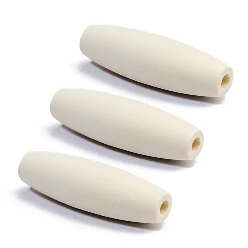 wood beads SAUVOO 20 шт./лот Bige большой деревянный бисер 14*45 мм овальная трубка свободные шармы бусины для браслета ожерелье DIY ювелирных изделий - Цвет: wood beads