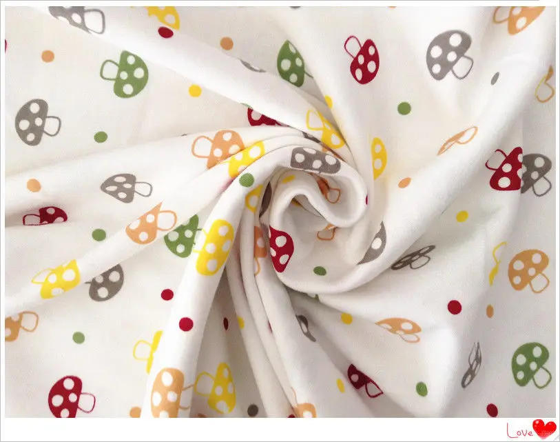 50x190 см Двусторонняя Трикотажная хлопковая детская трикотажная ткань DIY Материал