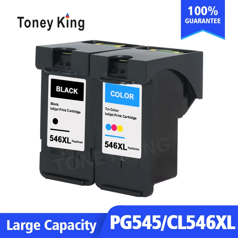 Toney King PG545 CL546 XL Замена чернильных картриджей для Canon PG 545 pg CL 546 IP2850 MX495 MG2950 MG2550