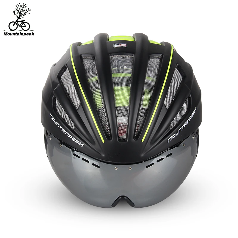 Шлем для горного велосипеда Mountainpeak unibody с очками езды на велосипеде|riding helmet|bicycle