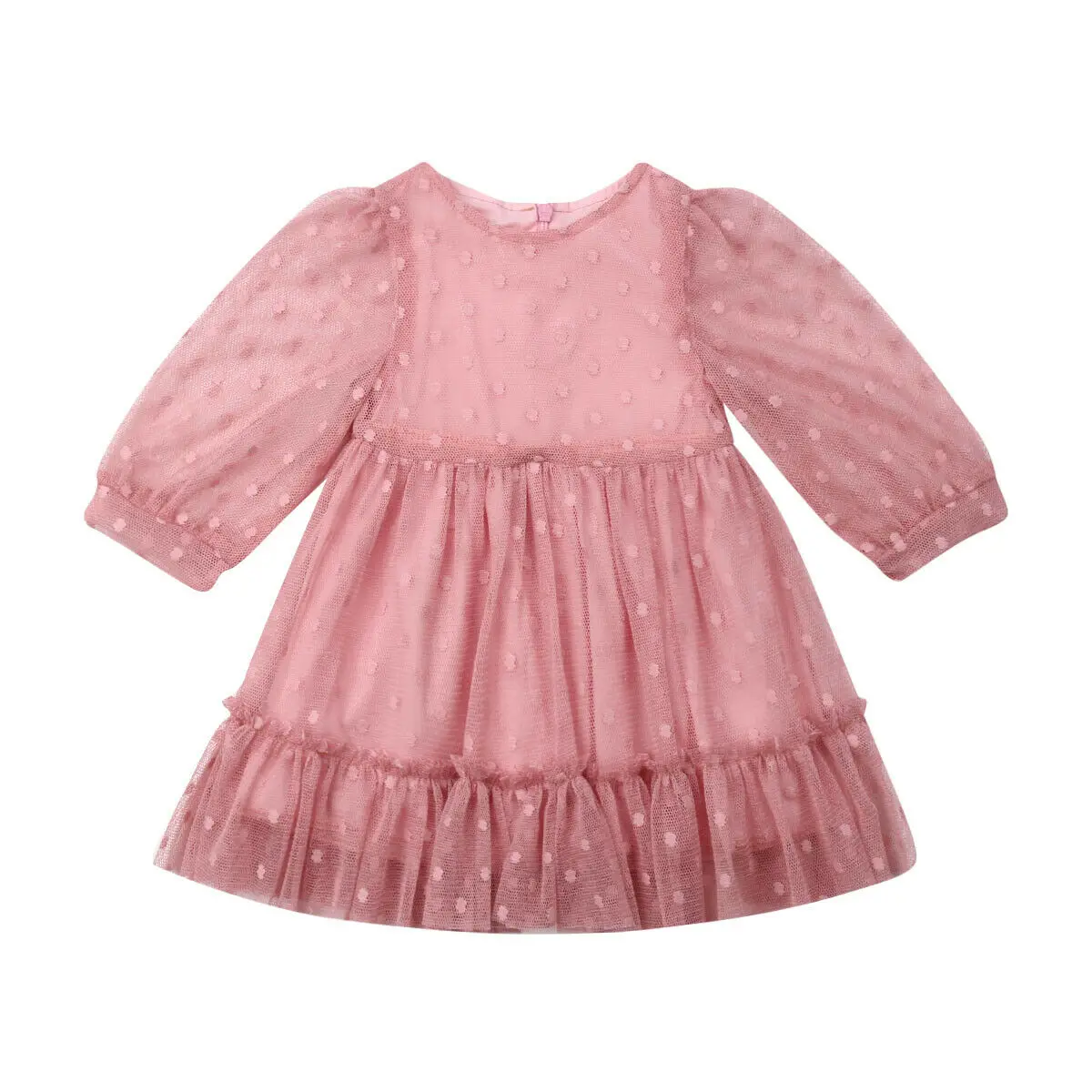 Hot Toddler Kids Baby Girls Party Pageant Tull Tutu Polka Dots Gown Dress | Детская одежда и обувь