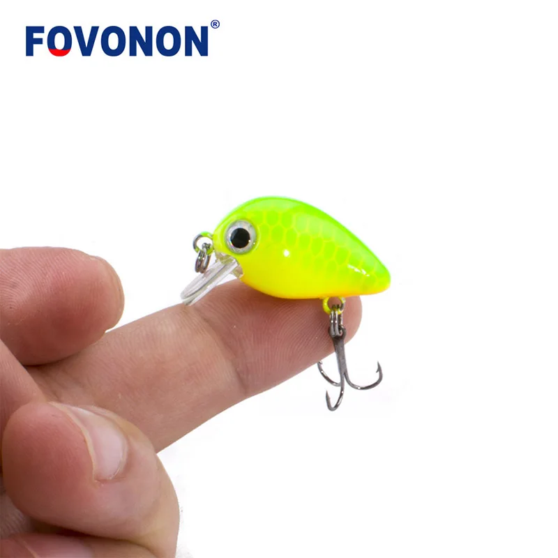 Приманка FOVONON для рыбной ловли 3 см 1 8 г кренкбейты 5 шт./лот жесткая рыба