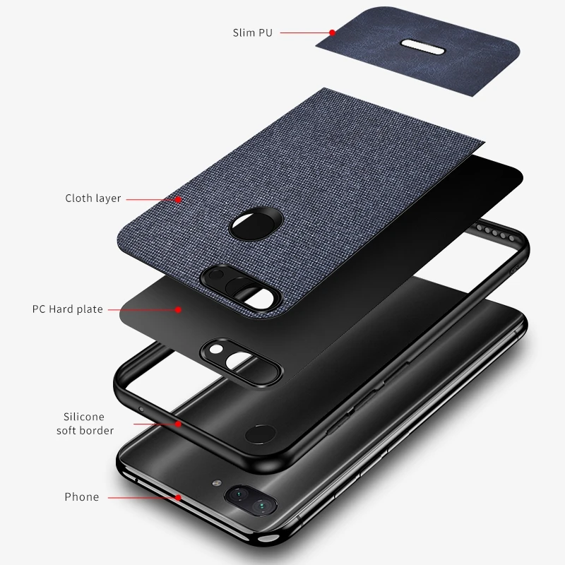 Чехол для Xiaomi mi 8 lite роскошная жесткая задняя крышка из поликарбоната с защитой на