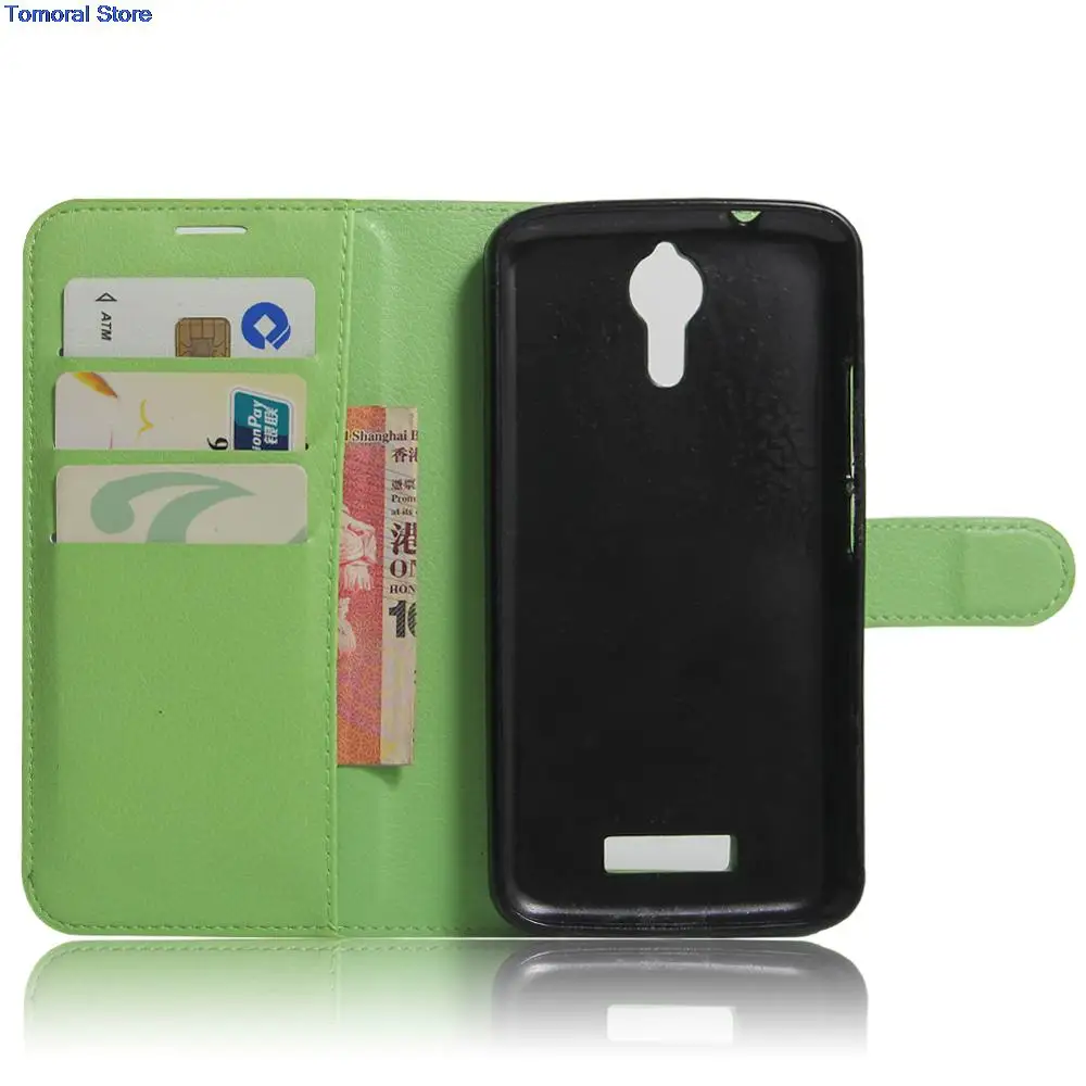 Wallet CaseFor ACER Liquid Zest plus Z628 PU Leather Kickstand TUP Back Shell Pink Rose Green Purple Blue Black White Brown | Мобильные
