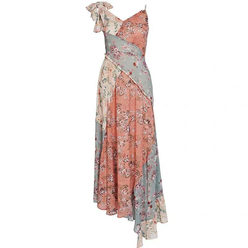 HIGH STREET/Новинка 2019 дизайнерское платье для подиума женское на тонких бретельках