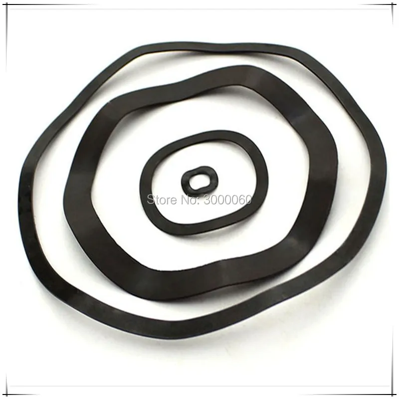 

(ID)34mm*(OD)41mm* (Thickness)0.5mm Black Steel Wave Spring Washer 500pcs/lot