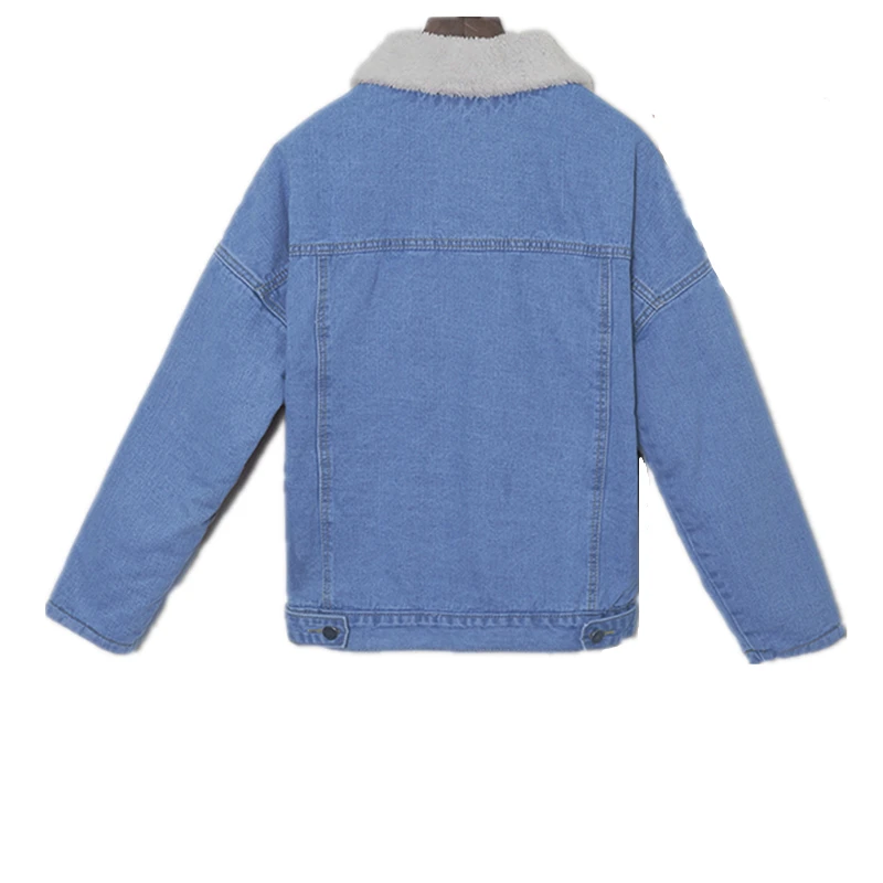 Новая осенне-зимняя женская джинсовая куртка женский джинсовый жакет с вышивкой