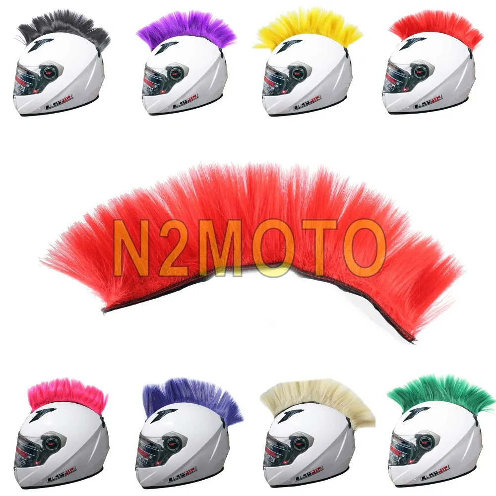 12 &quotвнедорожный BMX шлем Mohawk Casco клей для волос на Mohawks Capacete украшение