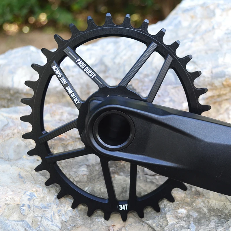 Пройти квест GXP велосипед овальная Звездочка 34 6 мм смещение MTB Mountain велосипедная