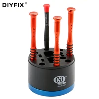 diyfix tools storage box holder organizer 360 degree rotary magnetic storage for screwdriver graver tweezers brush accessories