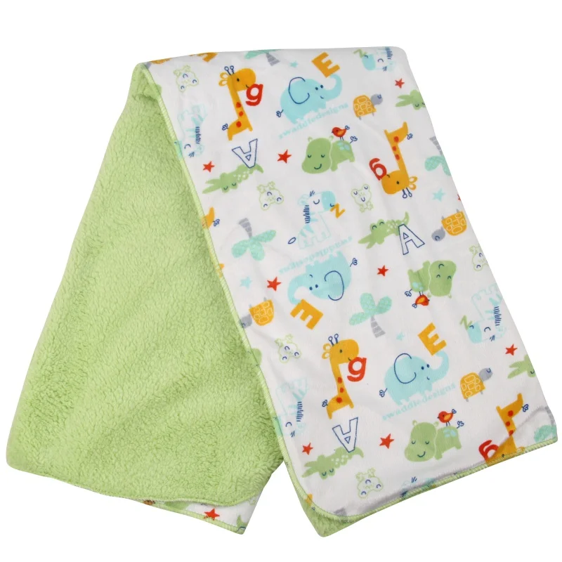 Детские одеяла уплотненные двухслойные пеленки для младенцев bebe конверт
