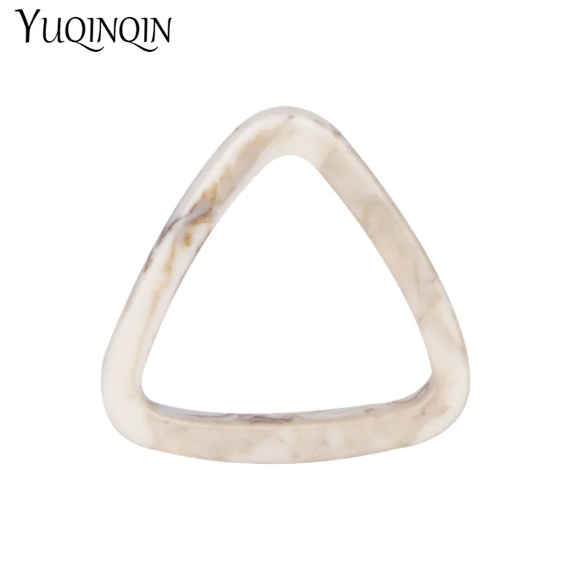 Trendy Fashion Resin Cuff Women Bracelet and Bangles Indian Mix Color Acrylic Triangle Geometric Bangle For Girl Elegant Jewelry | Украшения
