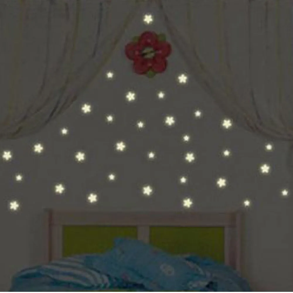 

Star Glow In The Dark Wall Stickers Decals G0glow3
