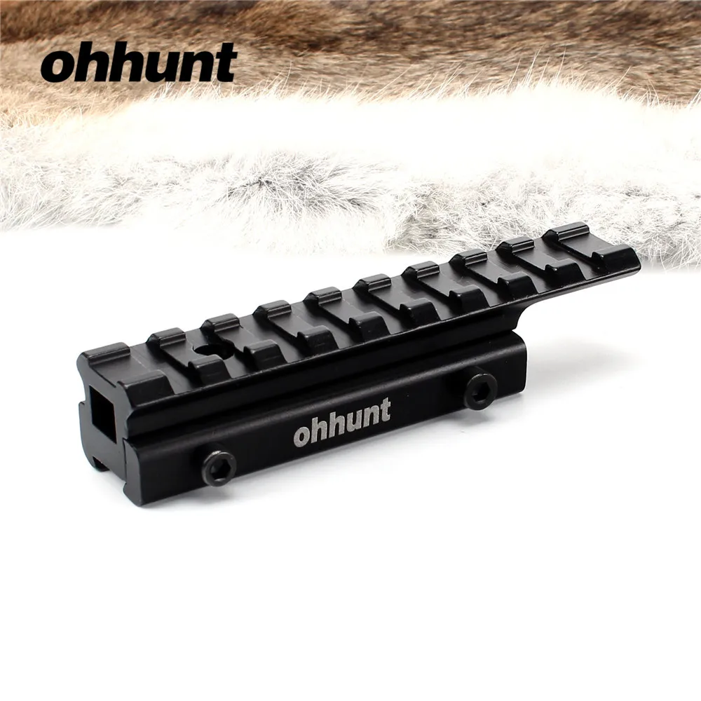 Ohhunt охотничий удлинитель низкий 11 мм ласточкин хвост Airgun. 22 до 20 мм Picatinny Weaver Rail адаптер для прицела с стоп-штифтом