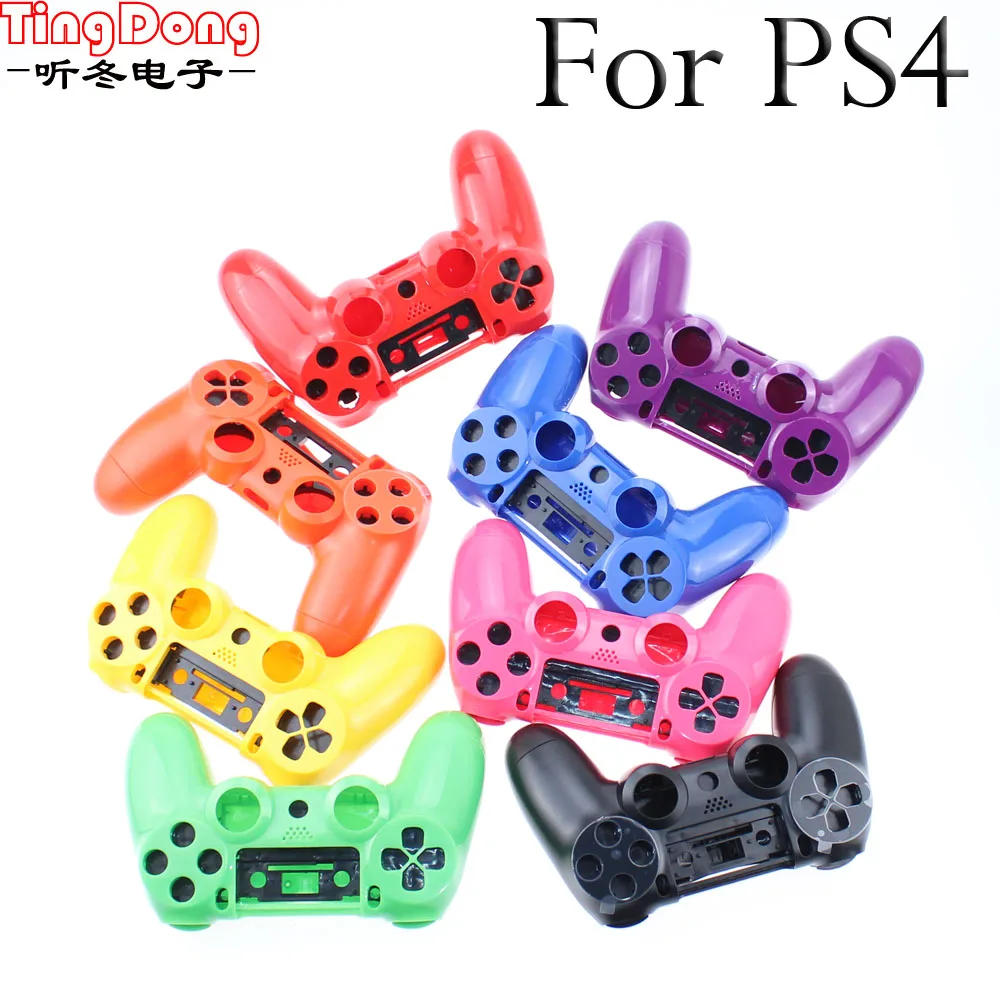 TingDong Замена JDM 001 корпус контроллера и кнопки для Playstation 4 PS4 контроллер передняя