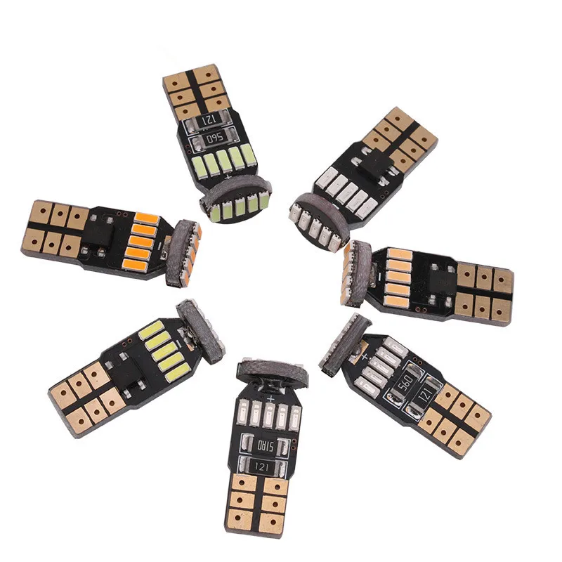 BRIDAY 2 шт. T10 501 194 W5W светодиодный 4014 15 Smd Светодиодная лампа с can-шиной автомобиля