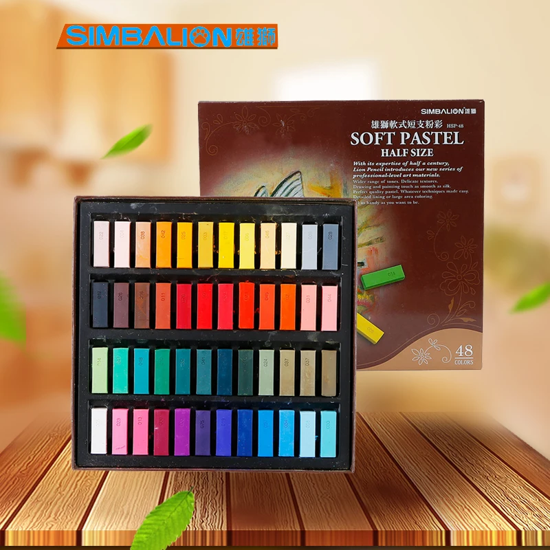 SIMBALION Мягкая Пастель 24 и 48 цветов Master Pastel DIY Краска для волос цветной мел граффити