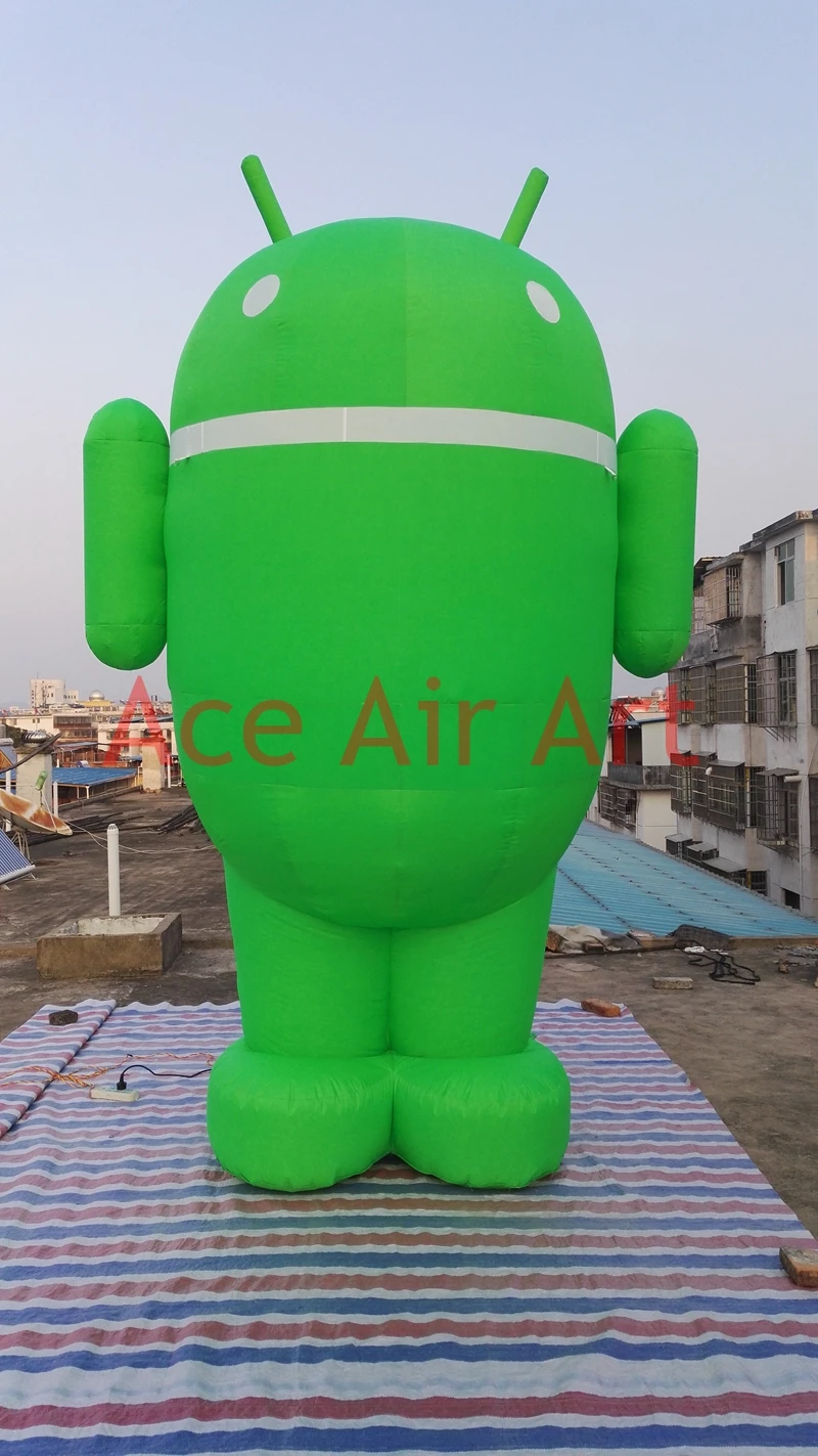 Надувной андроид Robort 3 5 М специально для открытия или продажи мобильных