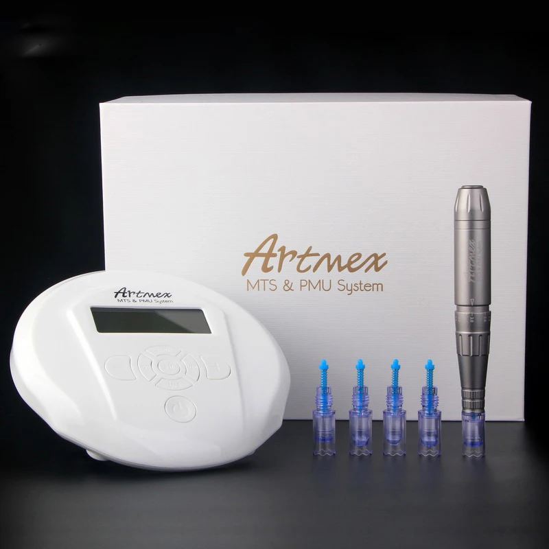 Лидер продаж 2020 профессиональный тату пистолет Artmex V6 микроблейдинг ручка иглы