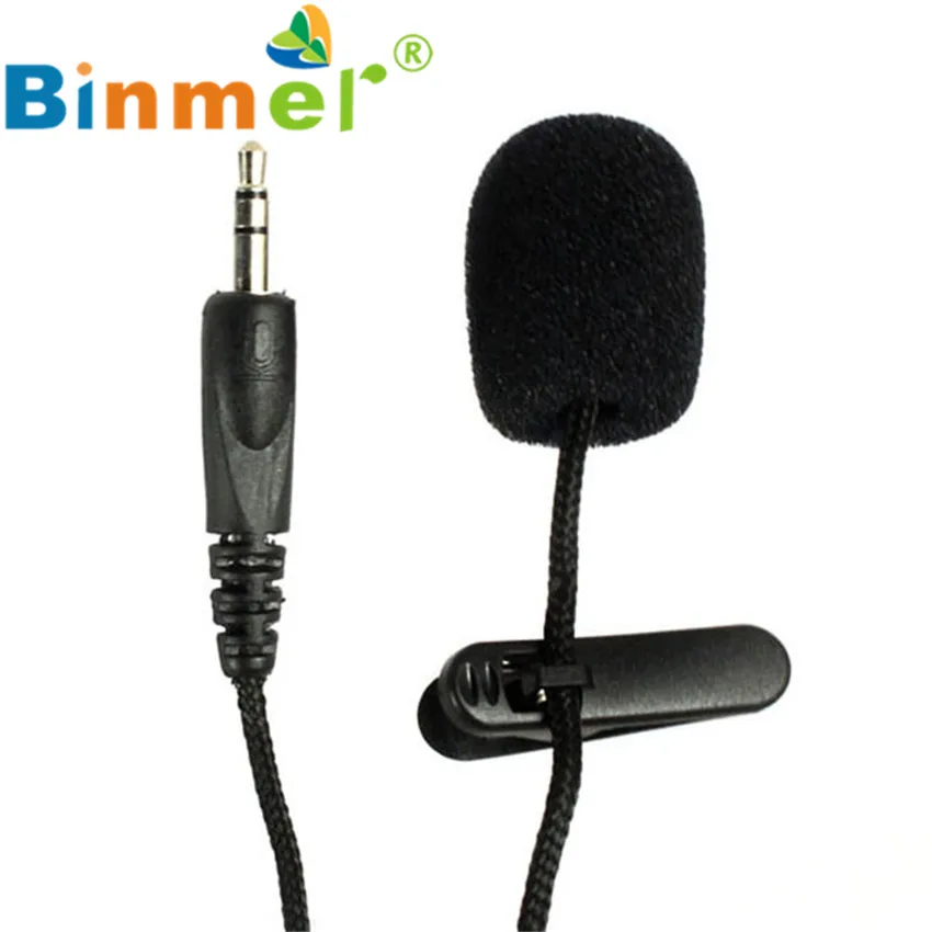 Портативный мини микрофон 3 5 мм с петлей для лекций 1 шт. 1|clip microphone|lavalier clip