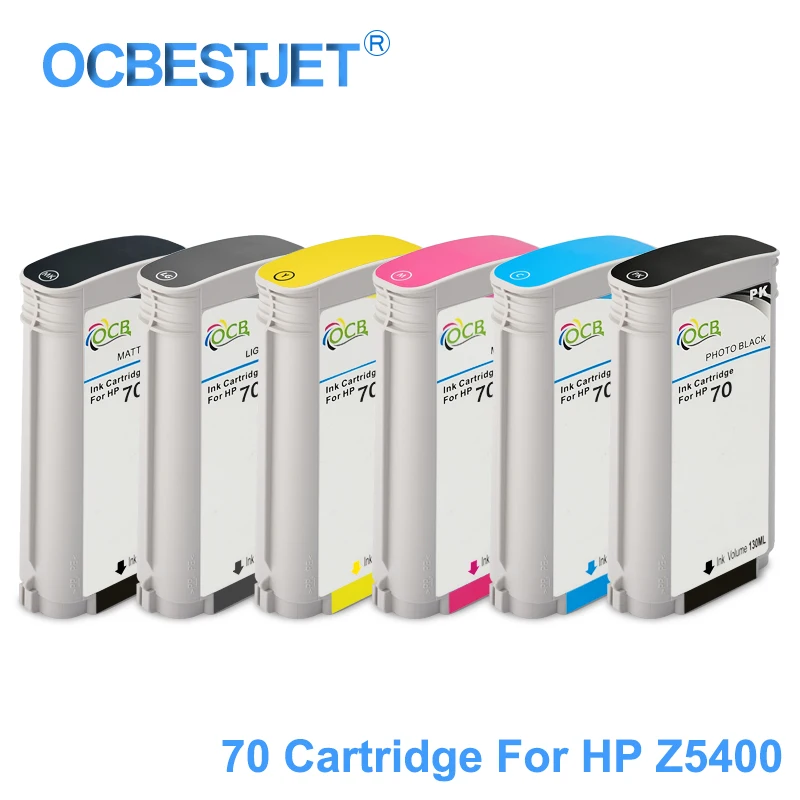 [Сторонний бренд] для HP 70 сменный чернильный картридж принтера DesignJet Z5400 C9449A C9452A