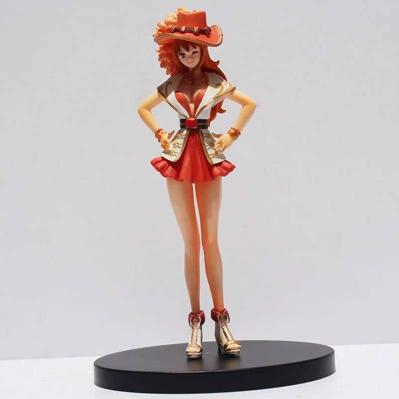 Аниме одна штука 17 см Nami сексуальная фигура Grandline Lady 15th Anniversary ПВХ фигурка модель