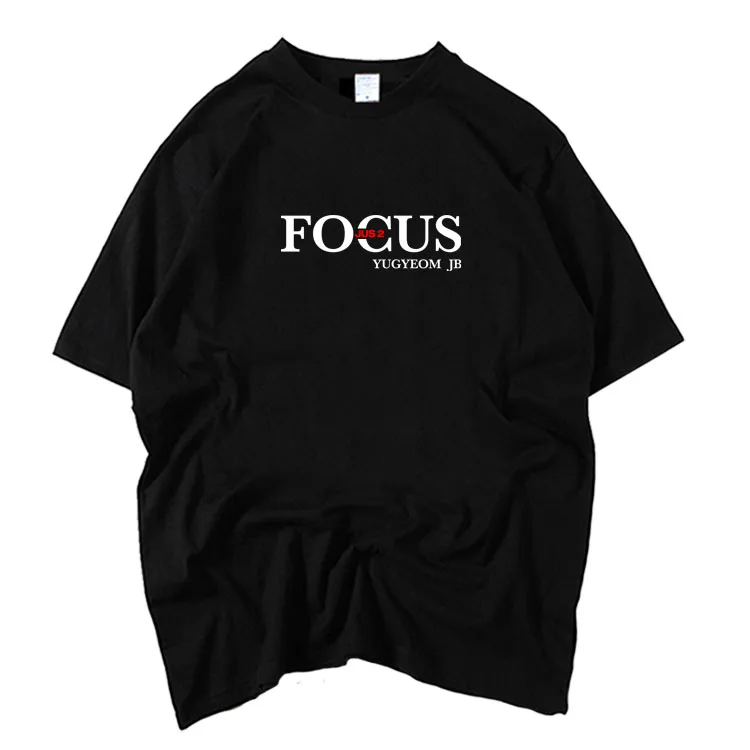 Футболка с коротким рукавом и принтом Kpop got7 yugyeom альбом jb focus футболка круглым