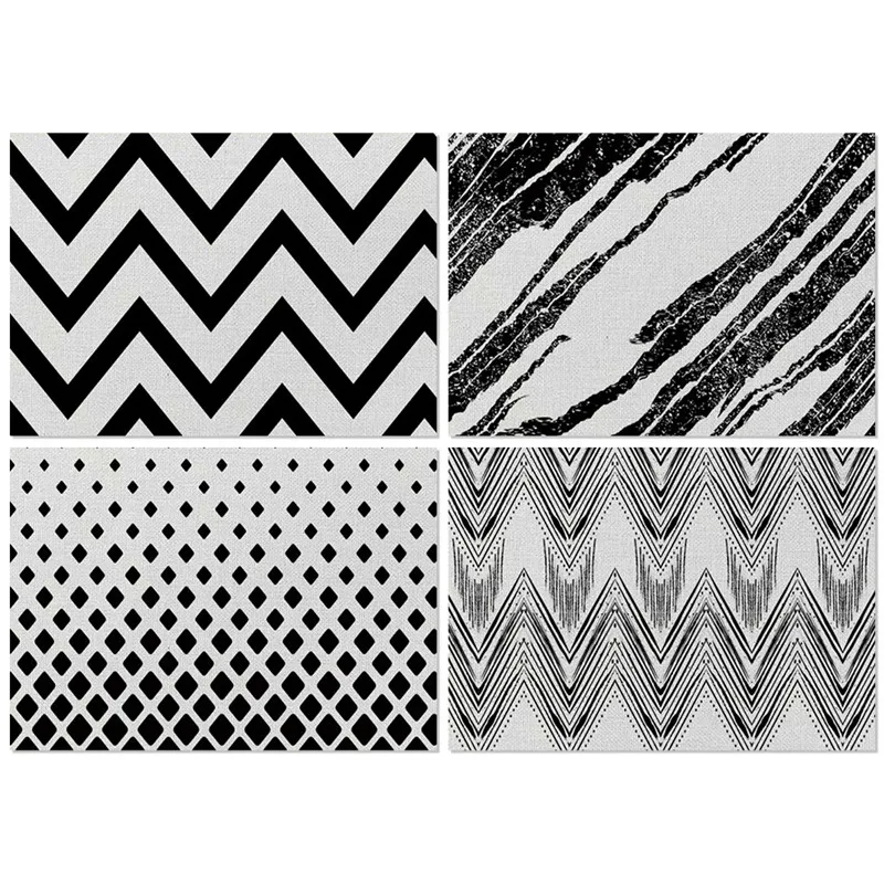 TTLIFE модная Подставка под столовый стол в полоску кухонное украшение обеденный