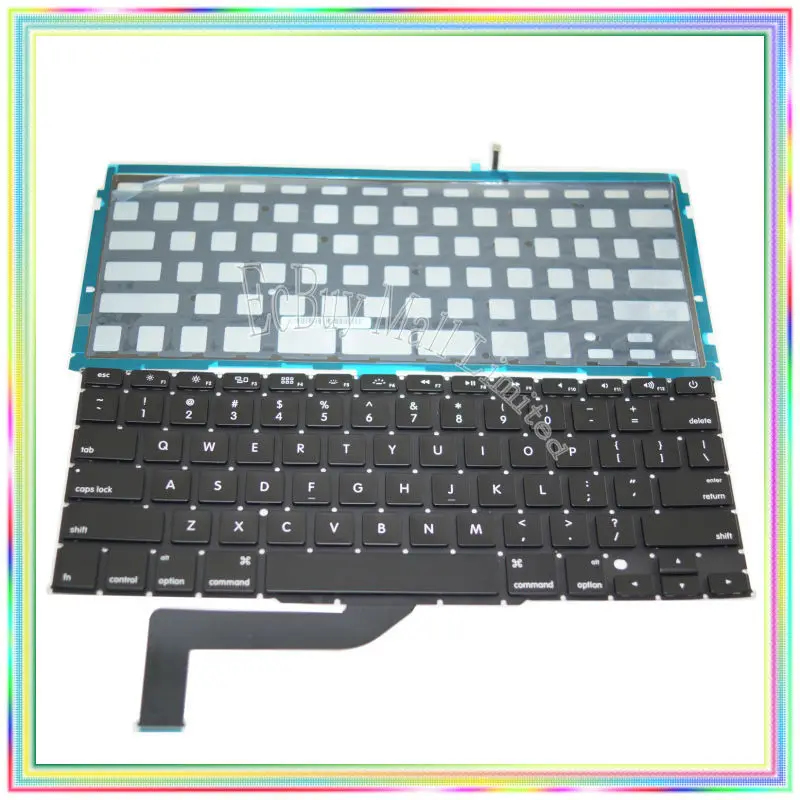 

Новая американская клавиатура с подсветкой для Macbook Retina 15,4 "A1398 2013 2014 2015 лет
