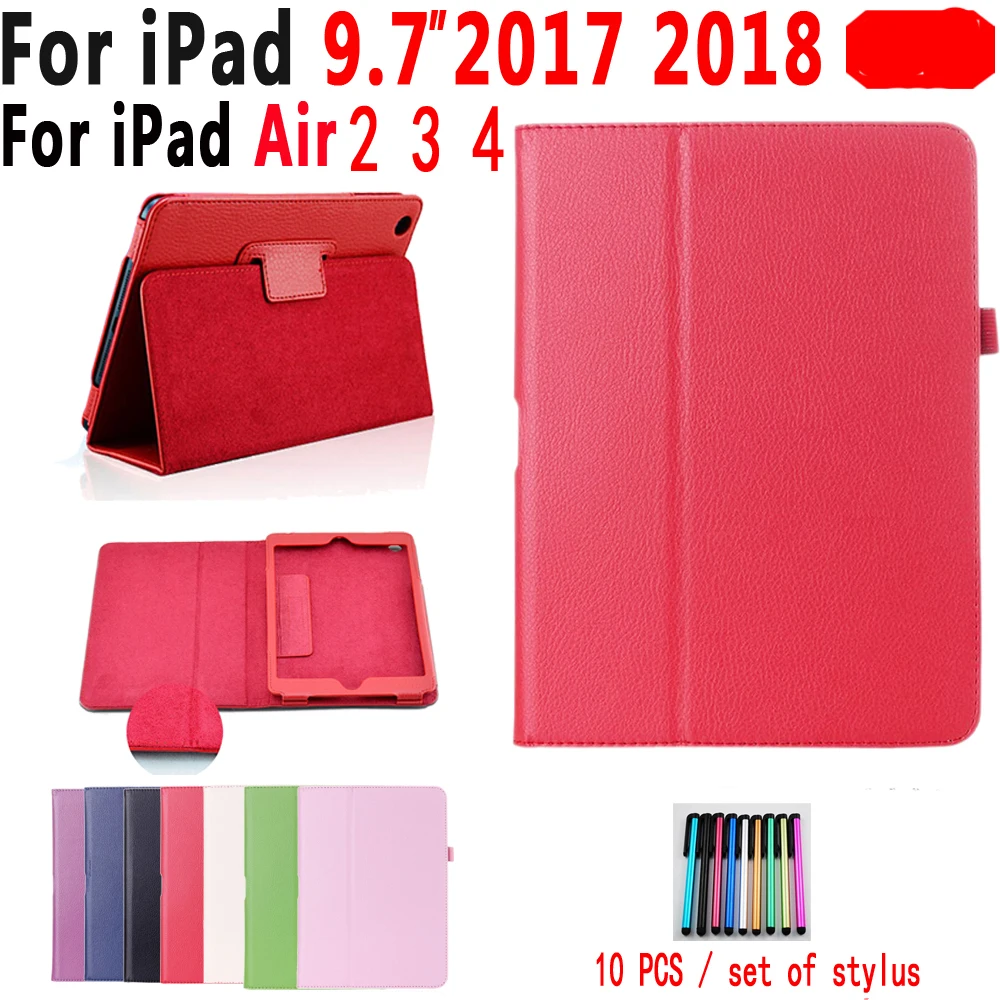 Чехол книжка из искусственной кожи для apple ipad mini 1 2 3 4 pro 11|Чехлы планшетов и