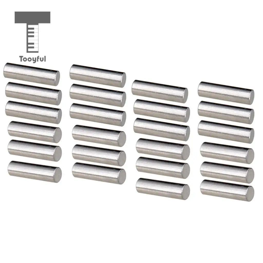 Tooyful 24 шт Alnico 5 Humbucker Пикап Polepiece пикап Магнит пули стержни для частей