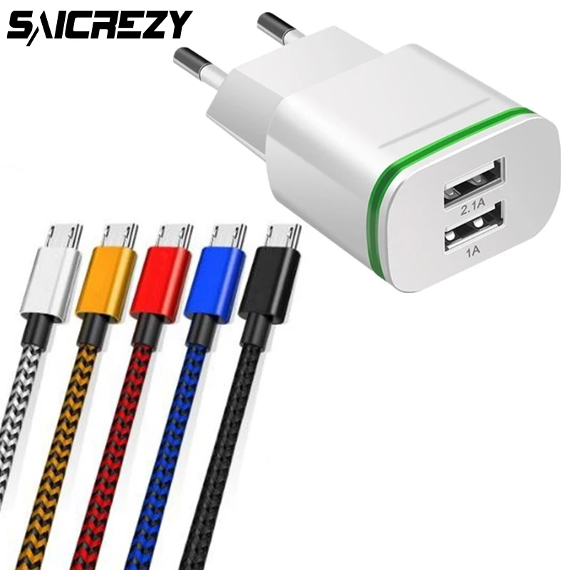 Зарядный кабель Micro USB для Samsung Galaxy A3/A5/A7 2016 J3/J5/J7 Prime 2017 0 2/1/2 метра адаптер