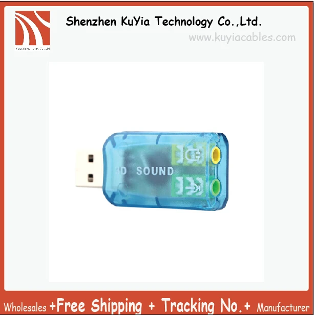 KUYiA Бесплатная доставка Supplylink 5.1USB до 3 5 мм Микрофон Разъем для наушников стерео