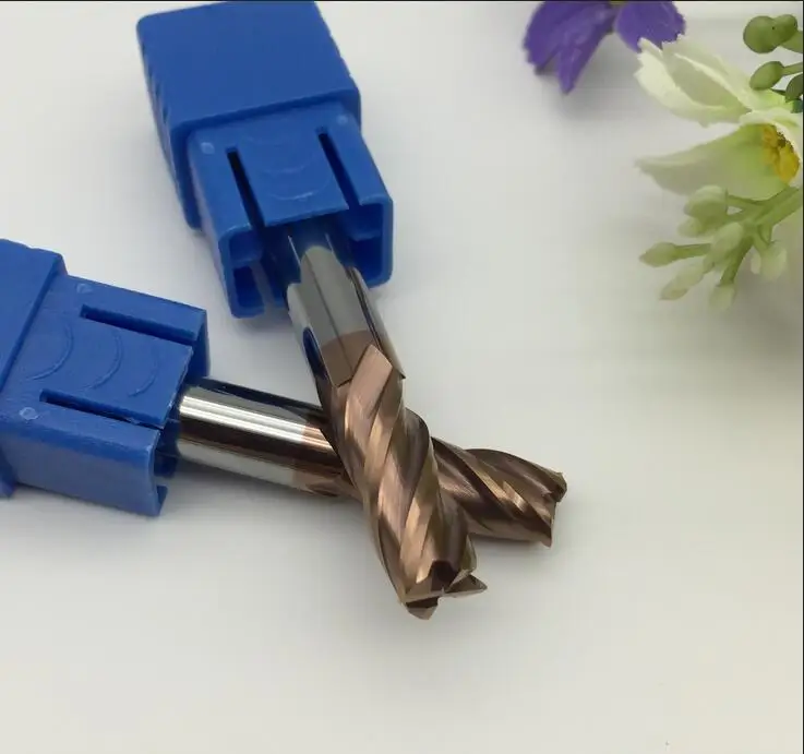 1pc Higher quality HRC60 4 flutes endmill milling cutter CNC router bit coating bits 1.0*4*3*50mm for stainless steel | Инструменты
