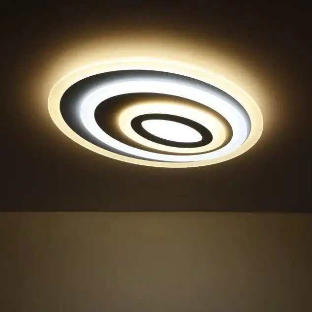 Dimming+Remote Control Modern Led Ceiling Lights For Living Room Bedroom 3 Color Temperature New Design Lamp Fixtures | Освещение