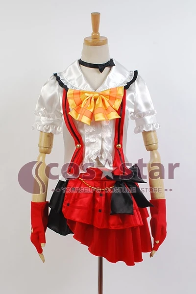 Японское аниме Love Live LoveLive! Школьный идол проект фестиваль Honoka Kosaka платье косплей