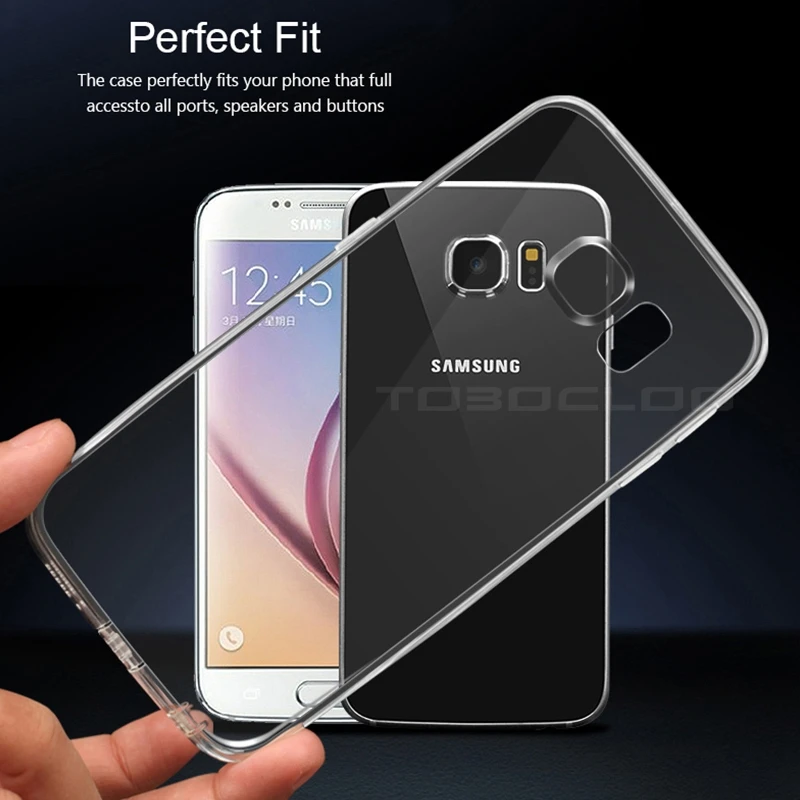 TOBOCLOO чехол s для samsung Galaxy A3 A5 A7 2016 2017 J2 J3 J5 J7 Prime S7 Neo S8 S9 A8 PLUS Note 8 прозрачный из мягкого