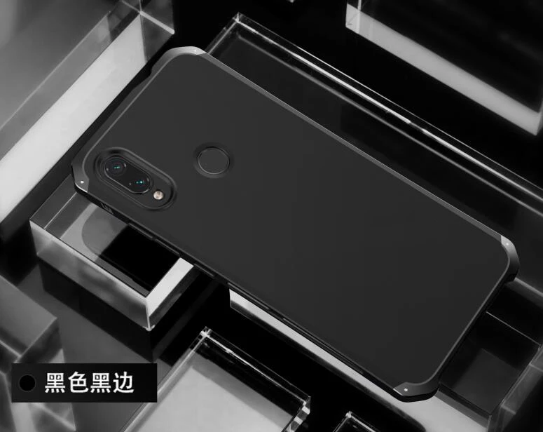 Чехол для Xiaomi Redmi Note 7 Алюминиевый металлический каркас твердый пластиковый чехол на заднюю панель для Xiaomi Redmi Note 7 Fundas Coque Shell