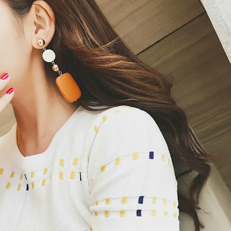 Модные украшения элегантные серьги на свадьбу с подвеской в стиле ретро