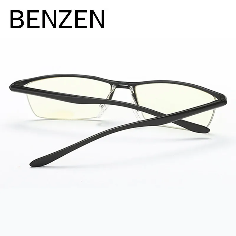 

BENZEN Computer Glasses Anti Blue Rays Readers Reading Glasses Half Frame Glasses For Computer TV Gaming Goggles With Case 5118