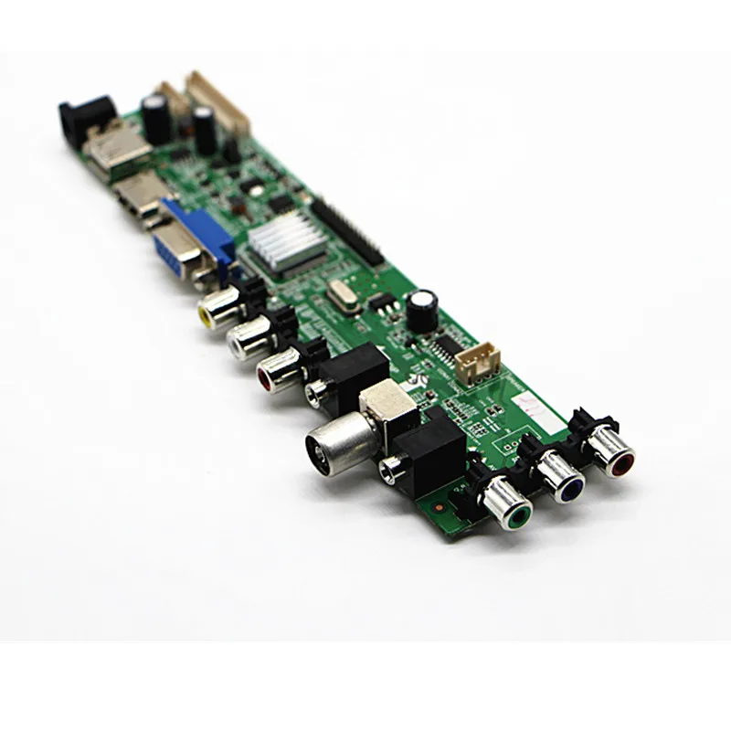 DVB T2/DVB T/DVB C ЖК цифровой телевизор драйвер платы контроллера комплект 14 дюймов 15 4